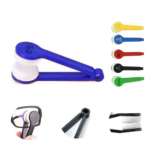 Eyeglass Brush Cleaning Clip