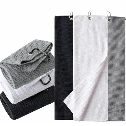 12 " x 20 " Microfiber Waffle Golf Towel