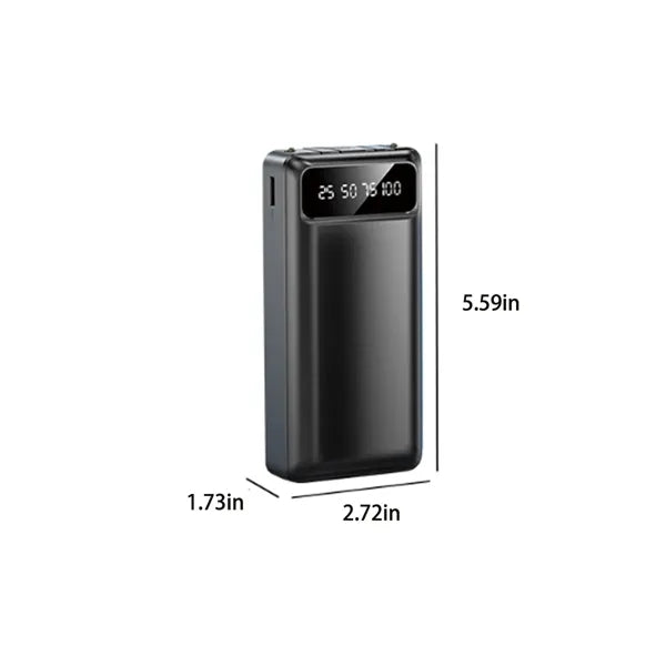 30000 mAh multi-function portable wired power bank