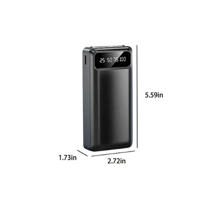 30000 mAh multi-function portable wired power bank