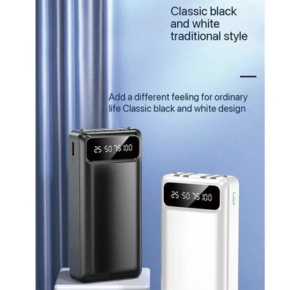 30000 mAh multi-function portable wired power bank