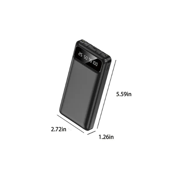 20000mAh Multifunctional Portable Wired Lighting Power Bank