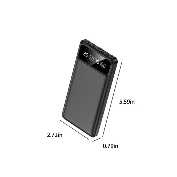 Multi-purpose portable practical wired mobile power bank