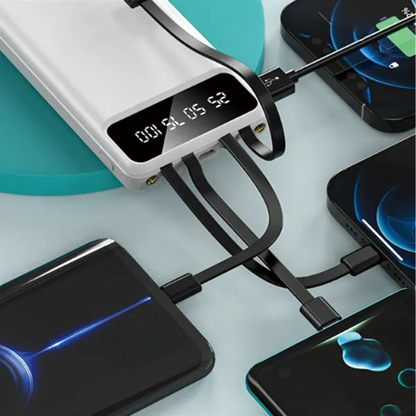 Multi-purpose portable practical wired mobile power bank
