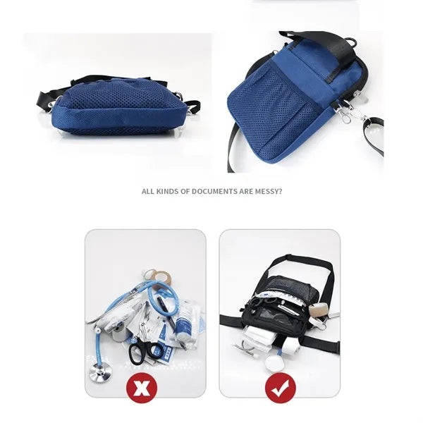 Adjustable versatile medical gear pockets nurse fanny pack