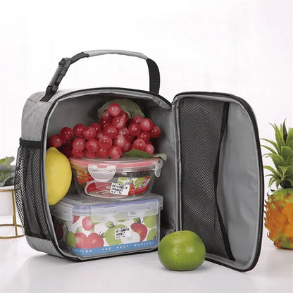 Mini Kids Lunch box Insulated Soft Bag Thermal Meal Tote