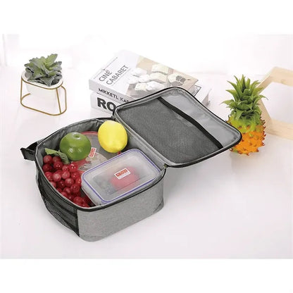 Mini Kids Lunch box Insulated Soft Bag Thermal Meal Tote