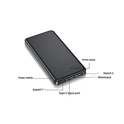 Multifunctional portable practical ultra-thin power bank
