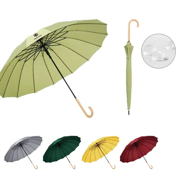 16-rib automatic opening closing windproof large umbrella