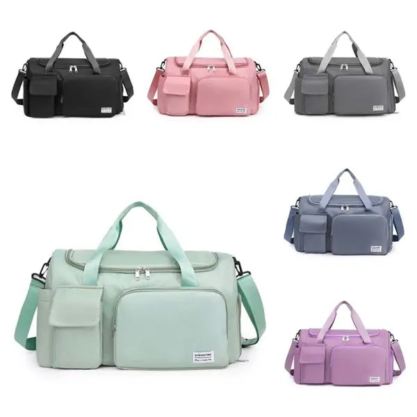 Sport Duffel Bag with Shoes Compartment