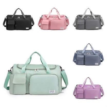 Sport Duffel Bag with Shoes Compartment