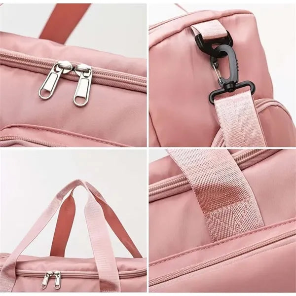 Sport Duffel Bag with Shoes Compartment