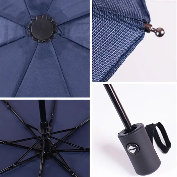 Compact Portable Windproof Automatic Travel Umbrella