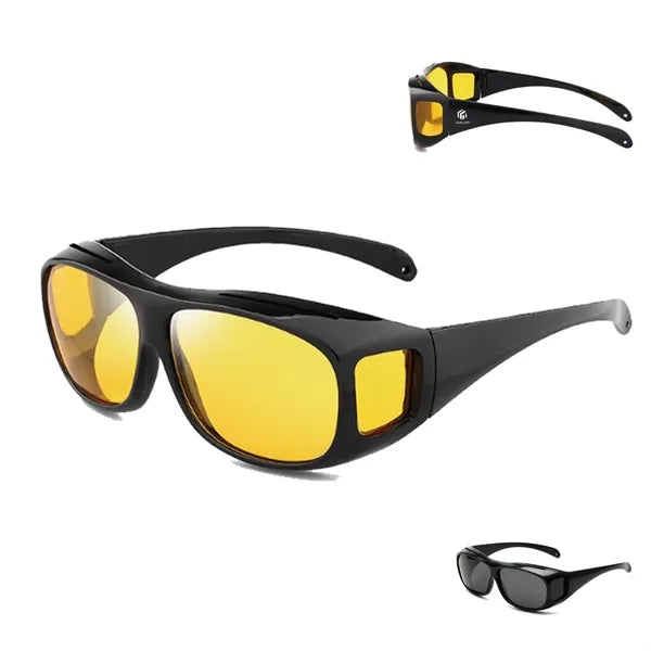 High Definition Night Driving travel Wrap Around Glasses