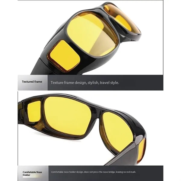 High Definition Night Driving travel Wrap Around Glasses