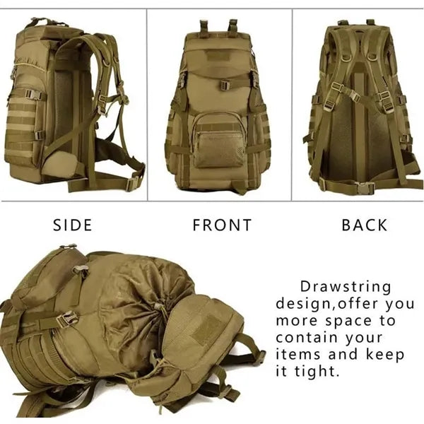 50L Tactical Hiking Backpack