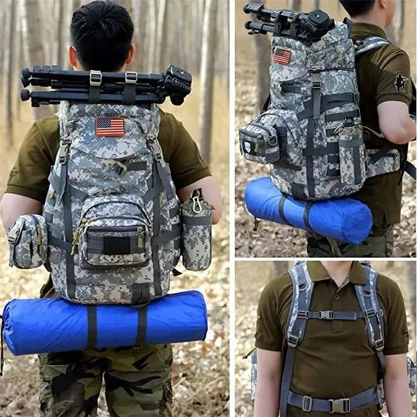 50L Tactical Hiking Backpack