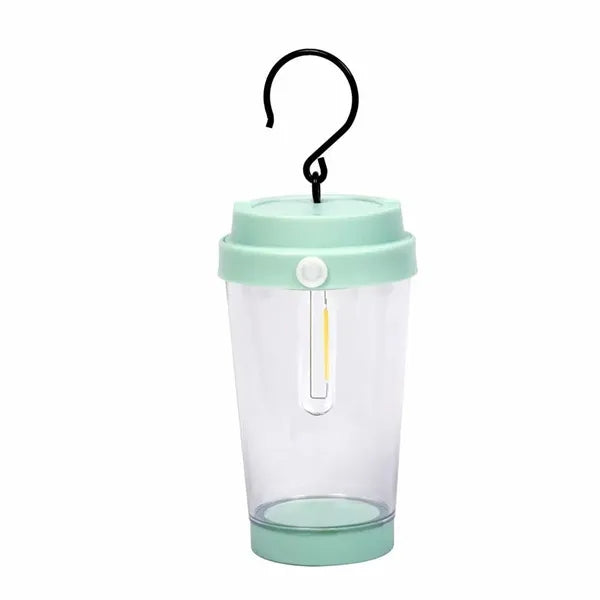 LED Cup Shape Camping Lantern Decorative Lamp with Hook