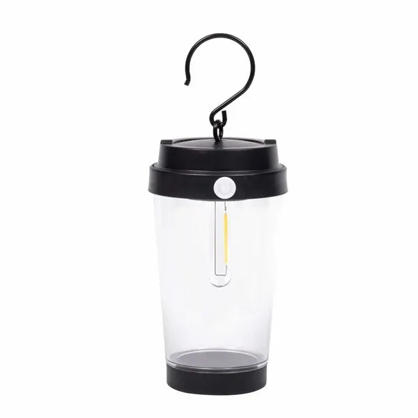 LED Cup Shape Camping Lantern Decorative Lamp with Hook