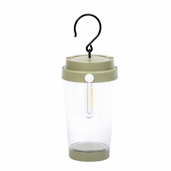 LED Cup Shape Camping Lantern Decorative Lamp with Hook