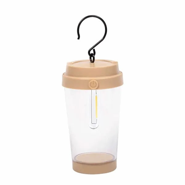 LED Cup Shape Camping Lantern Decorative Lamp with Hook