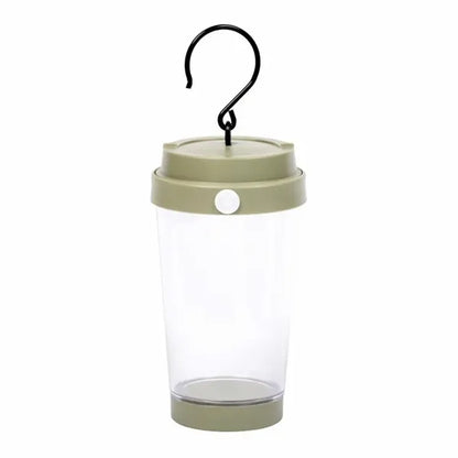 LED Cup Shape Camping Lantern Decorative Lamp with Hook