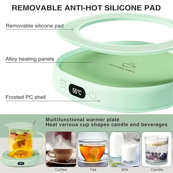 Mug Smart Warmer for Desk with 3 Temp Settings