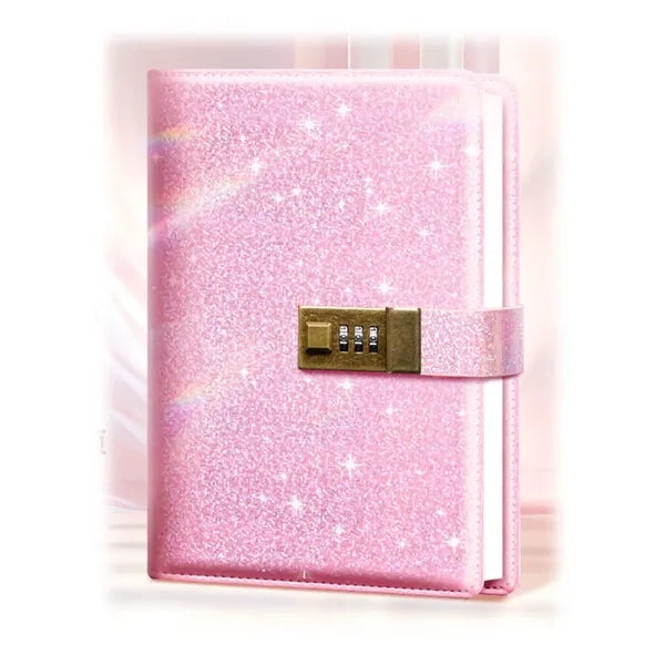 A5 Digital Password Notebook with Combination Lock Card Slot
