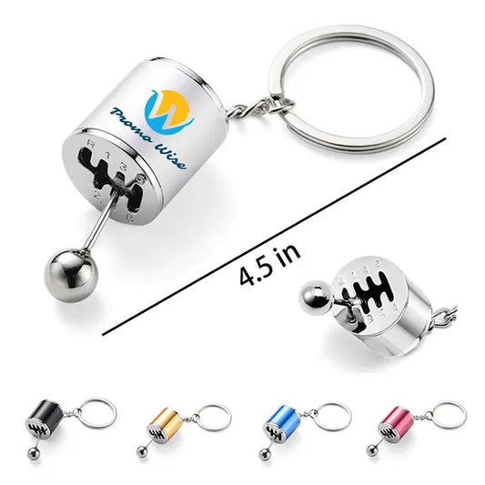 Alloy Car Manual Transmission Shifter Gear Model Key Chain