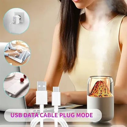 Portable Mini Volcano and Planet Shape Air Purifier