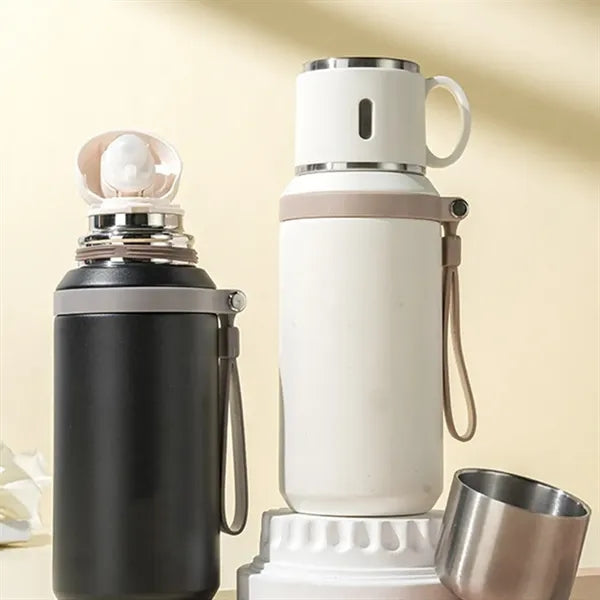 20oz Stainless Steel Thermo Insulated Bottle with Cup