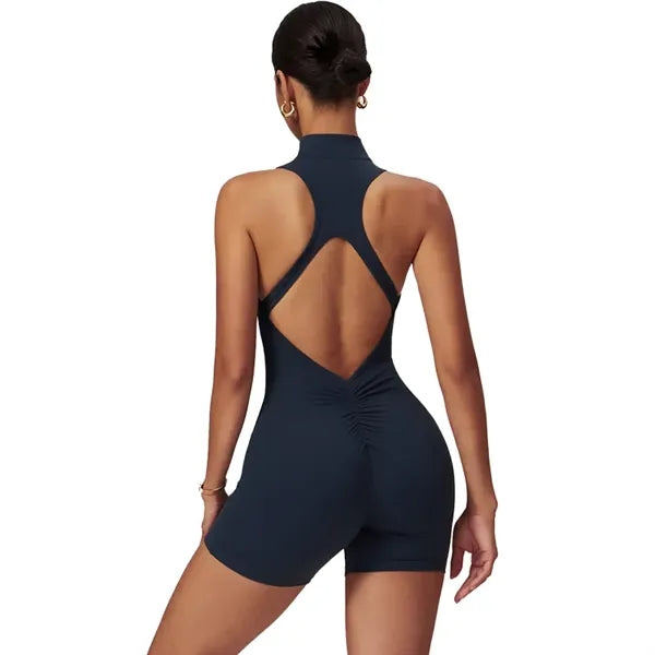 Women One-piece Yoga Fitness Suit Sleeveless