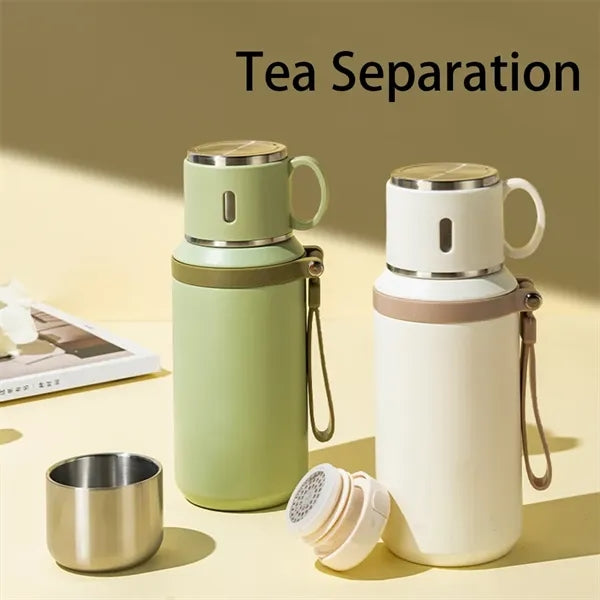 20oz Stainless Steel Thermo Insulated Bottle with Cup