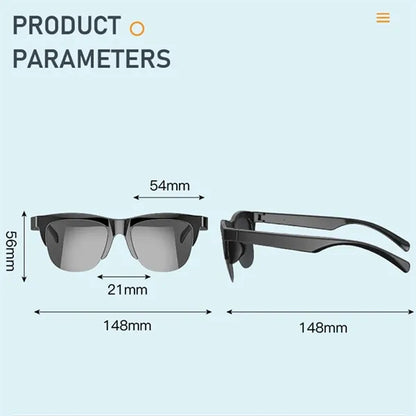 Smart Waterproof Sunglasses with Bluetooth Speaker