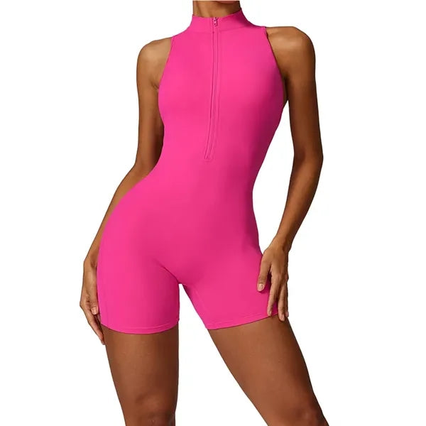 Women One-piece Yoga Fitness Suit Sleeveless