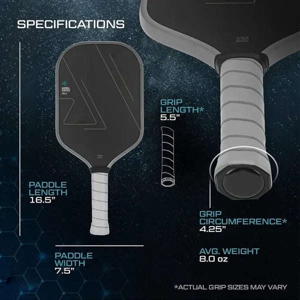 T700 Raw Carbon Fiber Pickleball Paddle Set
