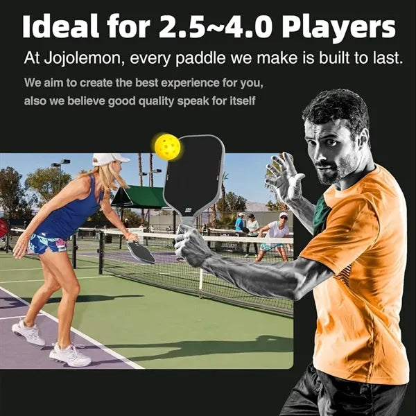 T700 Raw Carbon Fiber Pickleball Paddle Set