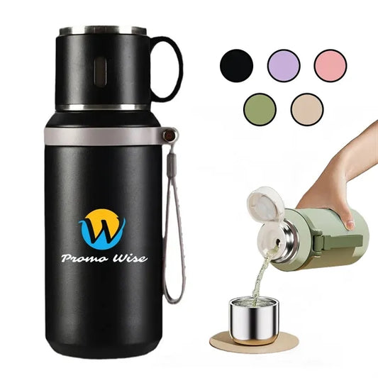 20oz Stainless Steel Thermo Insulated Bottle with Cup