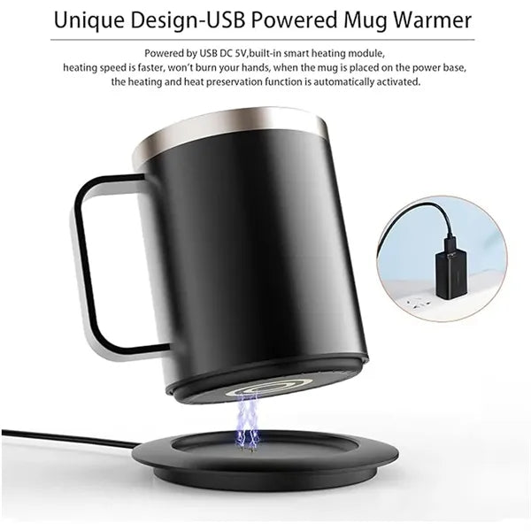 Self-heating Double-Layer Stainless Steel Mug Set