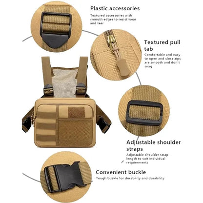 Sports Tactical Chest Bag for Outdoor Use