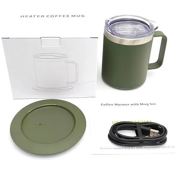 Self-heating Double-Layer Stainless Steel Mug Set