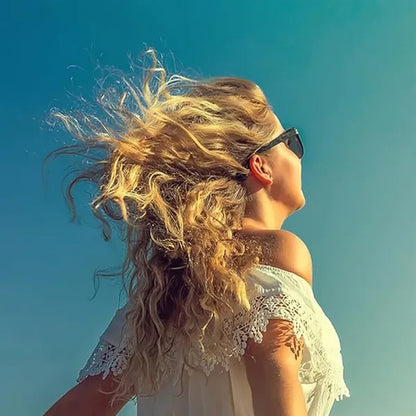 Natural Long Thick Headband Curly Wig Hair