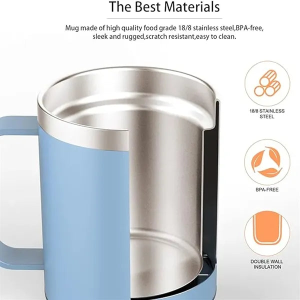 Self-heating Double-Layer Stainless Steel Mug Set