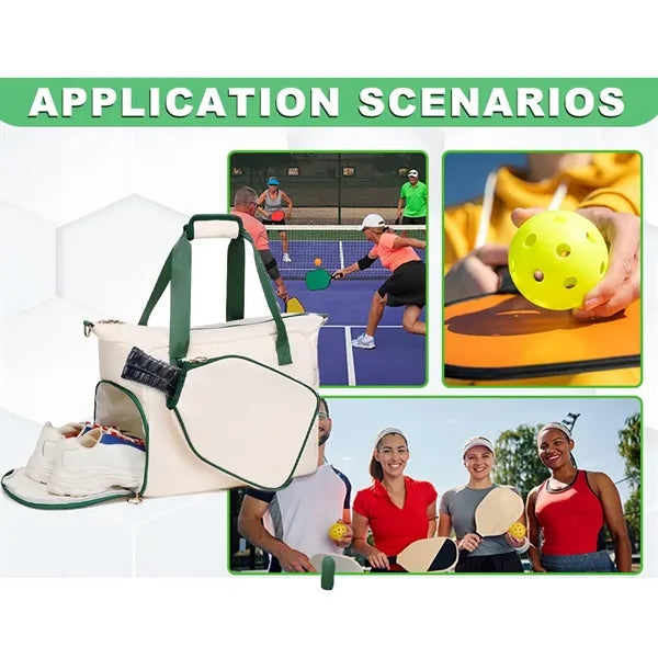 Sports Duffle Shoulder Bag for Gym Pickleball