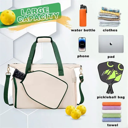 Sports Duffle Shoulder Bag for Gym Pickleball