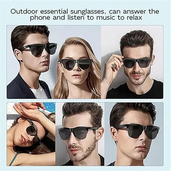 Smart Waterproof Sunglasses with Bluetooth Speaker