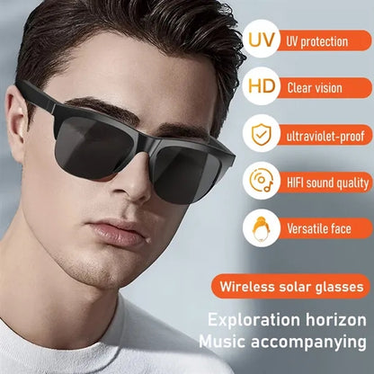 Smart Waterproof Sunglasses with Bluetooth Speaker