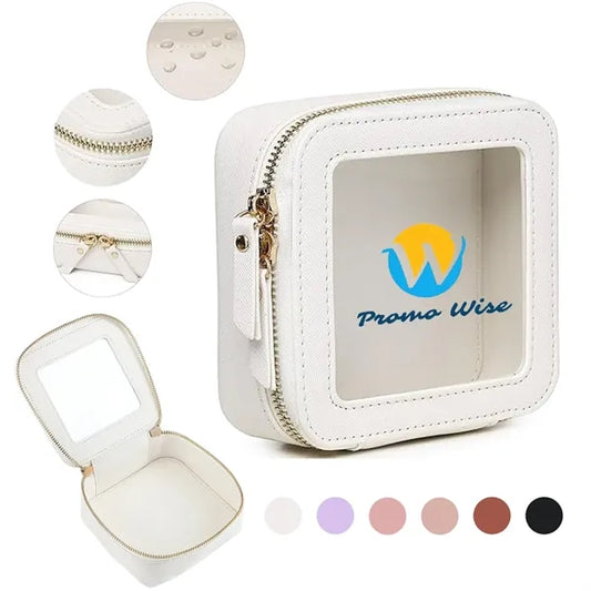 Clear Portable Waterproof Square Makeup Bag