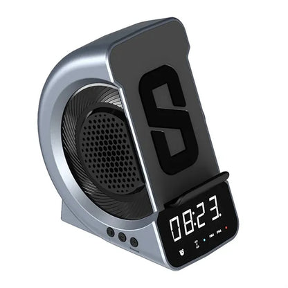 Bluetooth Speaker Wireless Charger Bedside Alarm Clock