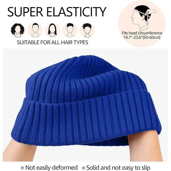 MOQ50PCS Knit Cuff Beanie Winter Warm Hats for Men and Women